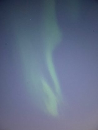 Августовское северное сияние удивило мурманчан