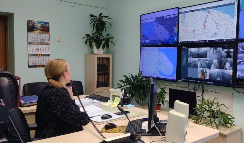 Перешли на круглосуточный режим работы диспетчеры Мурманскавтодора