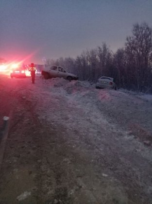 Сбила на обочине пешехода иномарка в районе Дровяного
