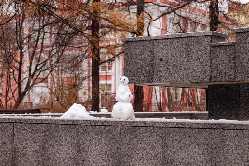 Сильная оттепель в празничные выходные в Мурманске