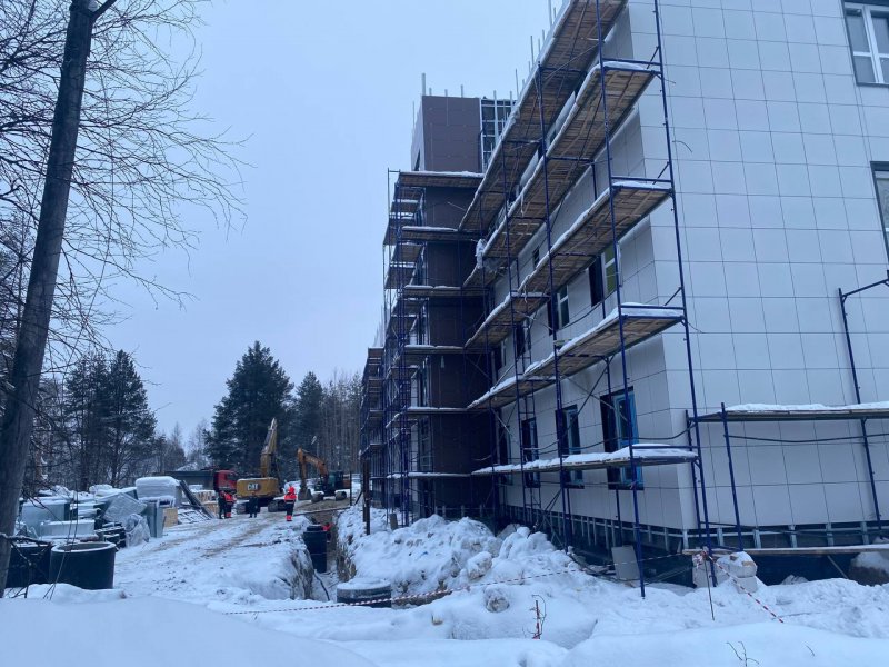 В этом году достроят амбулаторию в Зеленоборском