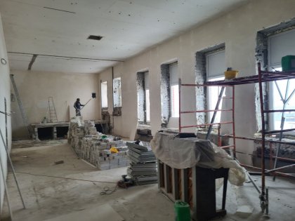 Ледовый Дворец в Оленегорске начал преображаться