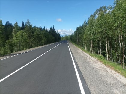 Раньше срока отремонтировали дорогу на Умбу