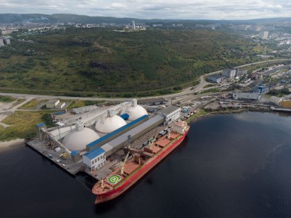 Экспериментальную партию груза обработали в Мурманском терминале