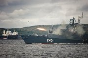 11 кораблей и субмарин приняли участие в военно-морском параде в Североморске