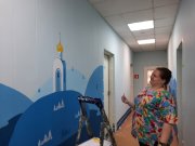 Креативные северные пейзажи украсили стены Кольской Воскресной школы