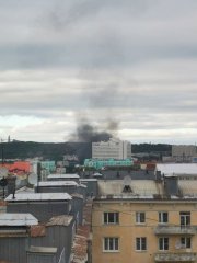 5 автомобилей сгорели за раз в центре Мурманска