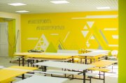 Современную столовую помогли построить портовики в гимназии №8