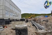 Наполовину готов строящийся детсад на Достоевского в Мурманске