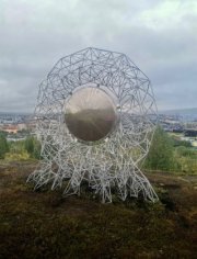 Солнце-барабан установили на Зеленом Мысе в Мурманске