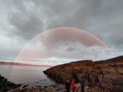 Розовую радугу "поймали" московские кинематографисты в Мурманской области