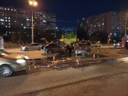 Автоледи спровоцировала серьезную аварию на Кольском