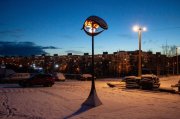 Фонарь "Полярная ночь" установили в Мурманске
