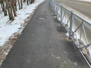 Недостающие тротуары уложили в Коле