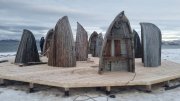 Достроили новую инсталляцию в Териберке