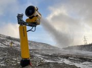 Даже в оттепель снежно на трассах Айкуайвенчорр в Кировске
