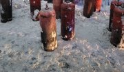 Машина с газовыми баллонами разбилась недалеко от Алакуртти