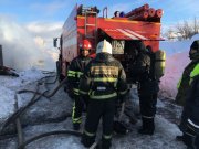 Дача горела в Апатитах