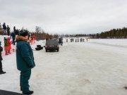 Ледовые гонки прошли в Оленегорске