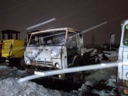 Грузовая техника горела ночью в Мурмашах