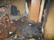 Без признаков жизни мужчину нашли в горящей квартире в Полярных Зорях