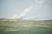 Сгорела сухая трава на площади 2 тысячи м² в Варзуге