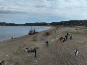 Тысячу мешков мусора собрали на субботнике в Териберке