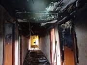 Горело здание бывшей гостиницы в Кандалакше