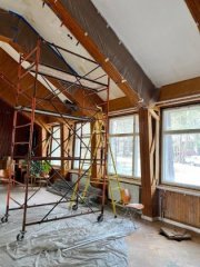Большой ремонт идет в сельском клубе Раякоски