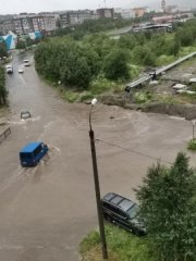 Кировск топит дождем