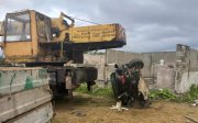 Пьяная автоледи на иномарке врезалась в автокран в Кандалакше