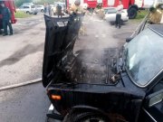 ВАЗ обгорел в Североморске