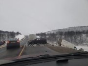 Разбились 4 машины на печенгской трассе