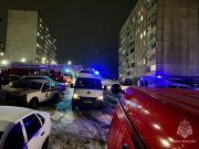 Спасли 16 человек из горящей высотки в Североморске