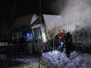 Грузовик повредил теплотрассу в Апатитах