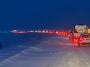 Сегодня проведут колонной машины до Териберки