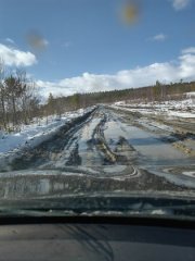 В месиво превратилась дорога в Пяйве