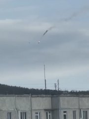 Горящий военный самолет упал недалеко от Мончегорска