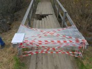 Новый пешеходный переход через ручей построят в Коле