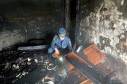 Горели нежилые квартиры в Полярном