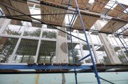 Фасад полностью обновят в гимназии №8 города Мурманска