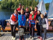 Дети соревновались в яхтинге на реке Тулома