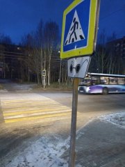 Звуковую сигнализацию установят на пешеходном переходе в центре Мончегосрска