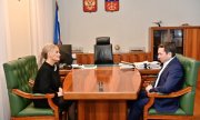 Андрей Чибис встретился с новым уполномоченным по защите прав предпринимателей Мурманской области