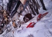 Горела теплотрасса в Мурманске
