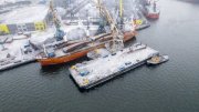 Будущие куполы для хранения сжиженного газа отгрузили в Мурманске