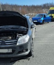 Четверо пострадали в аварии в Кольском районе