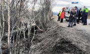 Mercedes-Benz перевернулся в Кольском районе