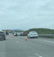 Машины сбили дорожного рабочего на &quot;ленинградке&quot; в Мурманске