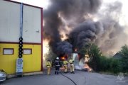  Частный склад сгорел ночью в Североморске